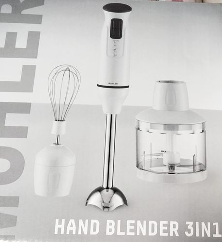 ΗΛΕΚΤΡΙΚΟ ΜΠΛΕΝΤΕΡ 3 ΙΝ 1-BLENDER 3 IN 1 600W MB603  MUHLER