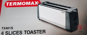 ΗΛΕΚΤΡΙΚΗ ΦΡΗΓΑΝΙΕΡΑ-TOASTER 4 SLICES  TX401S 1200W TERMOMAX